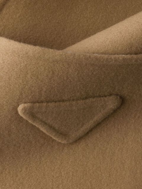 Prada hooded wool scarf - Brown - zdjęcie produktu nr 2