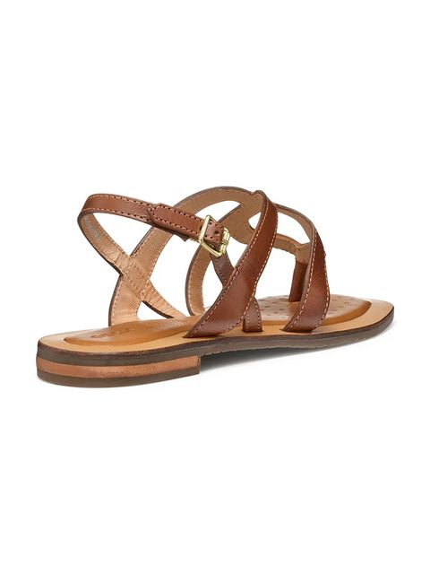 Geox sandały skórzane D SOZY QC C damskie kolor brązowy D55YFC 0001J C5006 - zdjęcie produktu nr 2