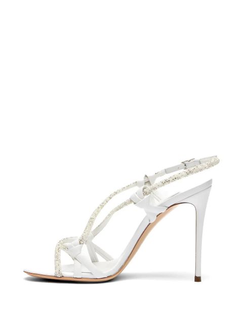 Casadei Julia Itaca leather sandals - White