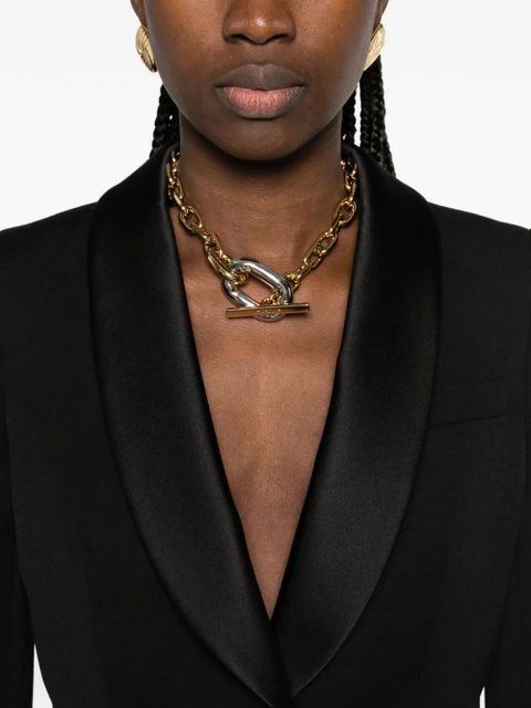 Alexander McQueen shawl-lapel fitted blazer - Black
