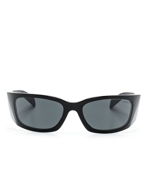 Prada Eyewear A14S shield-frame sunglasses - Black - zdjęcie produktu nr 1