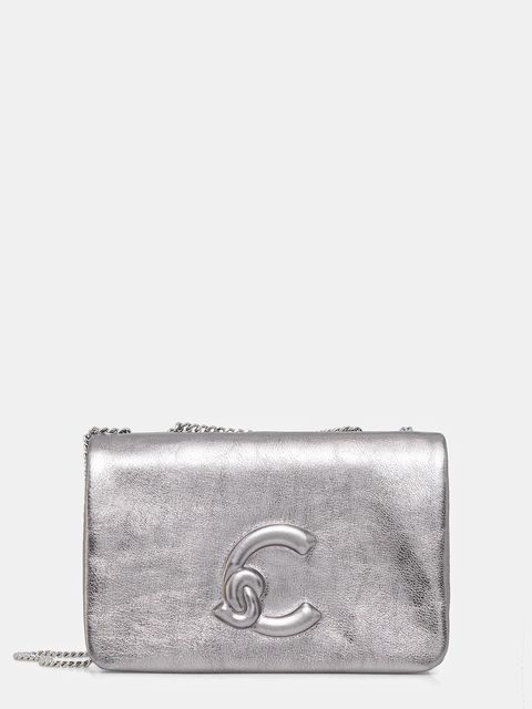 Coccinelle torebka skórzana DULSE kolor srebrny E5.SS5.52.01.01 - zdjęcie produktu nr 1