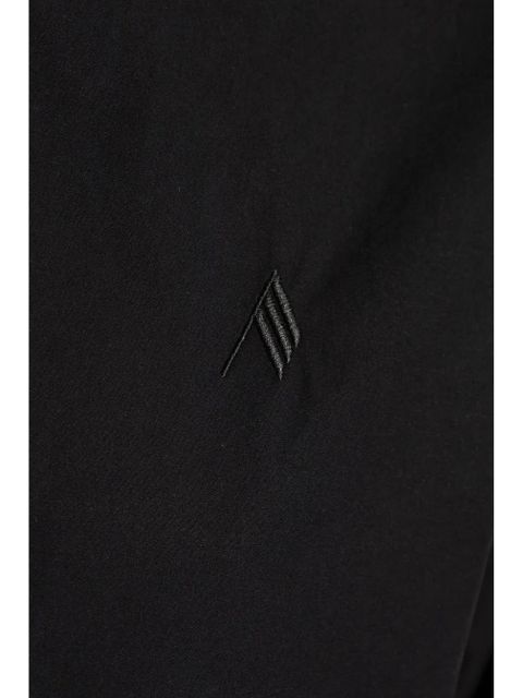 The Attico embroidered shirt - Black