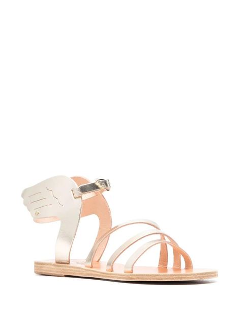 Ancient Greek Sandals triple-strap leather sandals - Gold - zdjęcie produktu nr 2