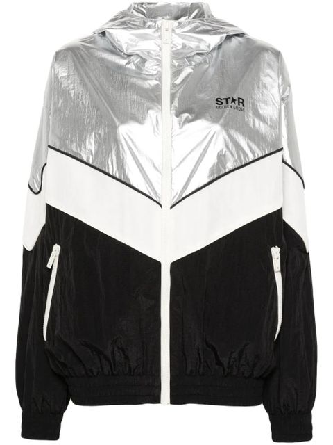 Golden Goose Letizia hooded windbreaker jacket - Silver - zdjęcie produktu nr 1