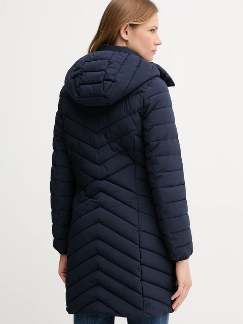 Dkny kurtka damska kolor granatowy przejściowa DLEMPN46