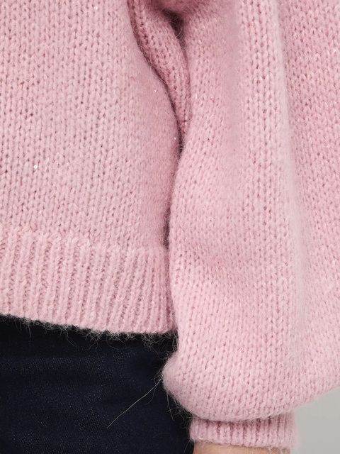 Medicine sweter damski kolor różowy ciepły