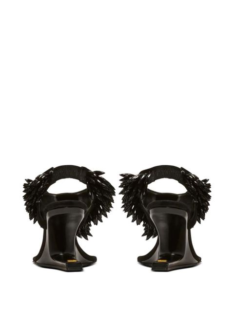 Balmain thong strape sandals - Black