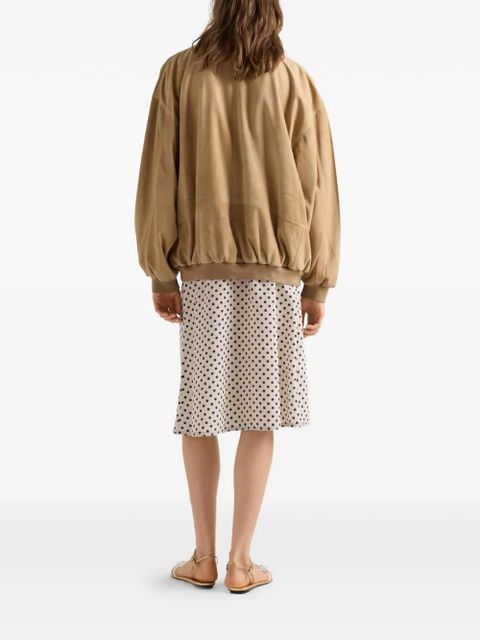 Prada suede jacket - Neutrals