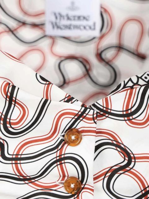 Vivienne Westwood orb-graphic vest - White