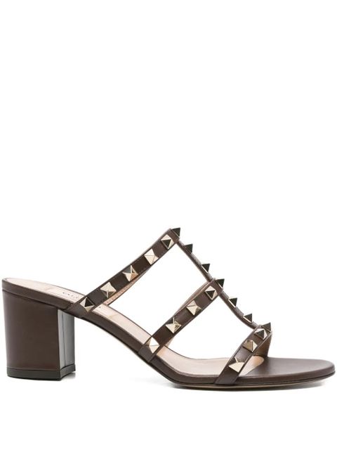 Valentino Garavani 60mm Rockstud-embellished sandals - Brown - zdjęcie produktu nr 1