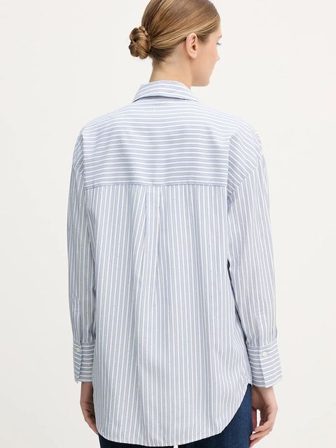 Joseph Ribkoff koszula damska kolor niebieski relaxed z kołnierzykiem klasycznym 261931