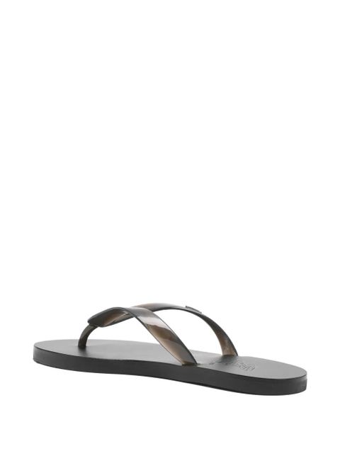 Ancient Greek Sandals Saionara jelly flip-flops - Black