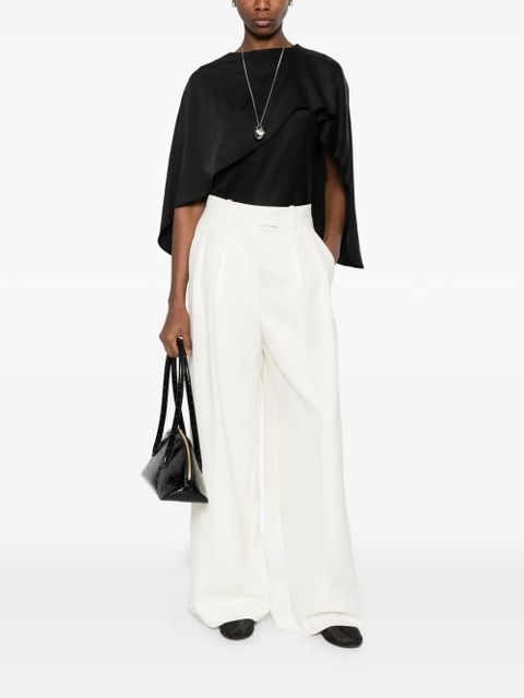 ANINE BING Lou pleated trousers - Neutrals - zdjęcie produktu nr 2