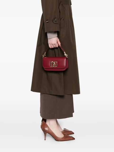 Dolce & Gabbana 3.5 logo-plaque tote bag - Red