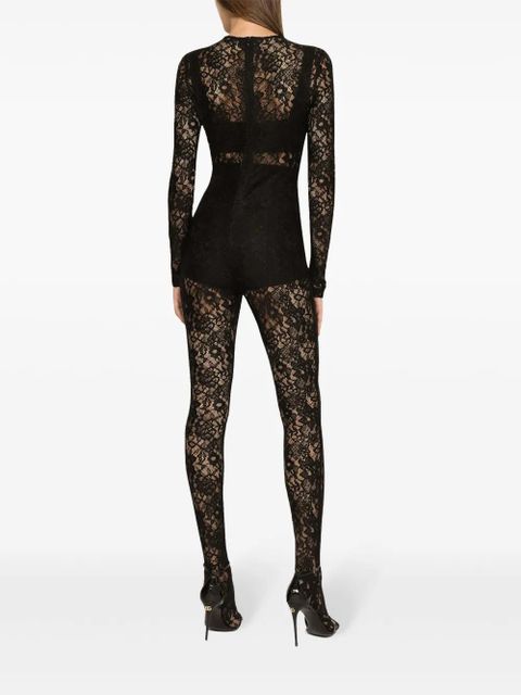 Dolce & Gabbana lace jumpsuit - Black