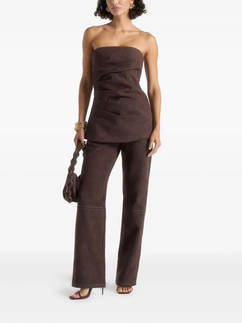 Manière De Voir Kalie straight-leg jeans - Brown - zdjęcie produktu nr 2