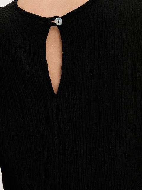 Answear.LAB bluzka i spódnica damski kolor czarny