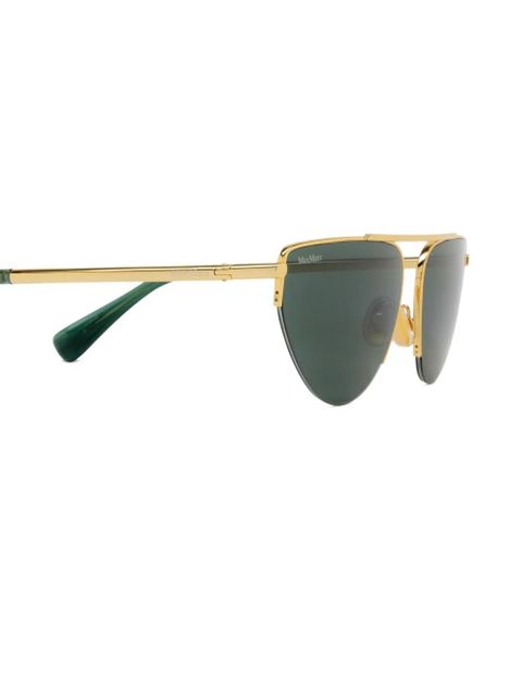 Max Mara Eyewear geometric-frame sunglasses - Gold - zdjęcie produktu nr 2