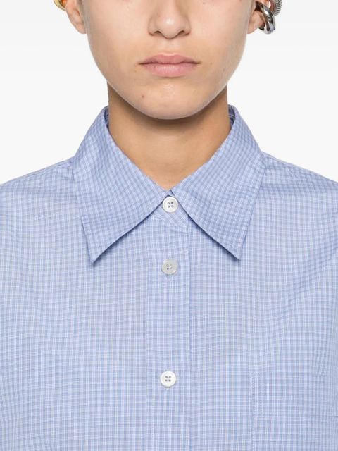 OUR LEGACY Aline long-sleeved shirt - Blue