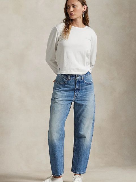 Polo Ralph Lauren longsleeve kolor biały 211967103