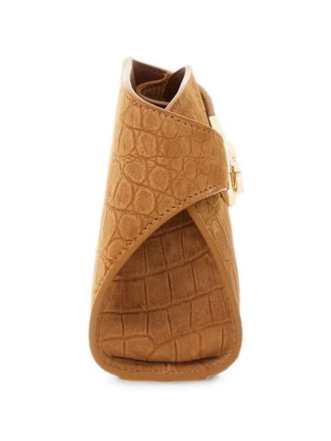 Ferragamo Hug mini croc-effect tote bag - Neutrals