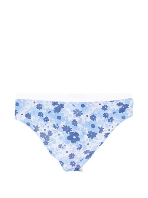 Miu Miu floral-print briefs - Blue - zdjęcie produktu nr 2