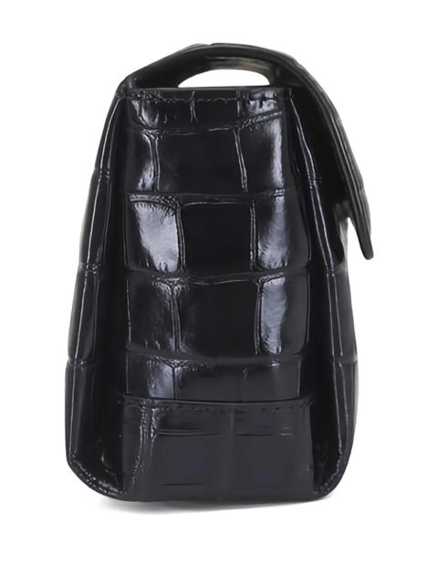 TOTEME crocodile-embossed clutch bag - Black - zdjęcie produktu nr 2