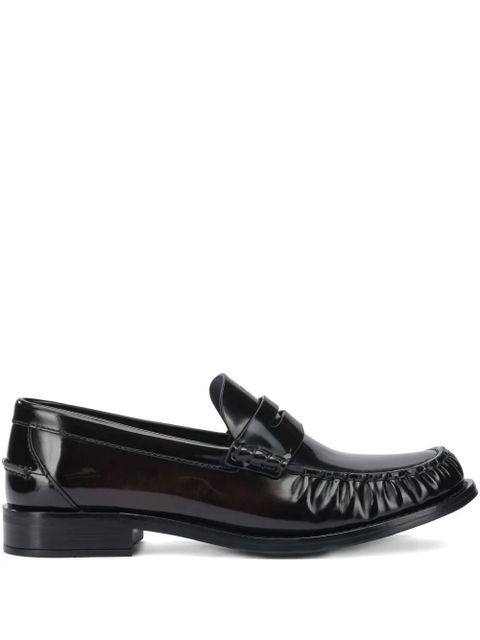 Prada logo-debossed loafers - Black - zdjęcie produktu nr 1