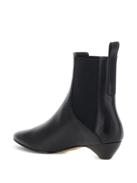 Le Monde Beryl Allegra elasticated-panel pointed-toe boots - Black
