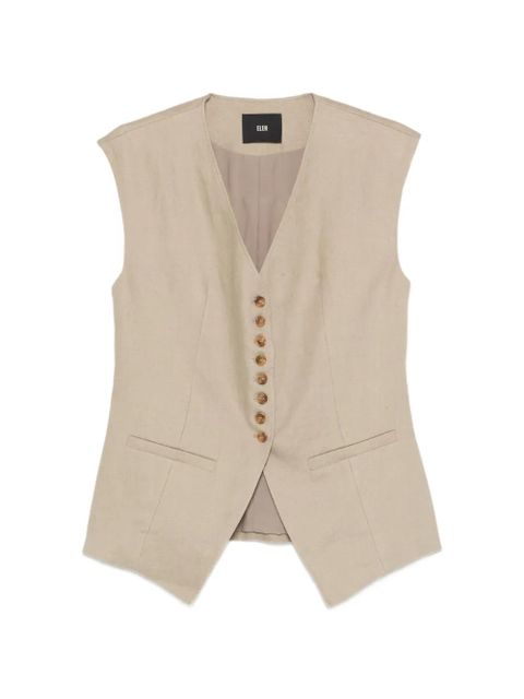Eleh button waistcoat - Neutrals - zdjęcie produktu nr 1