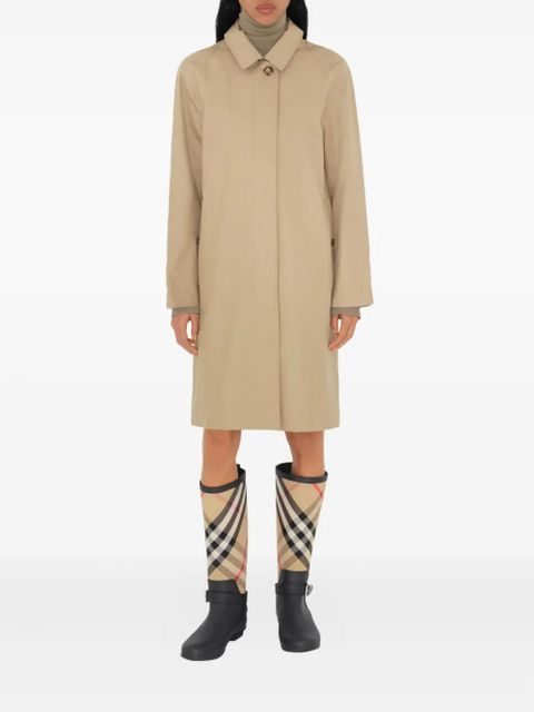 Burberry raglan-sleeve trench coat - Neutrals - zdjęcie produktu nr 2