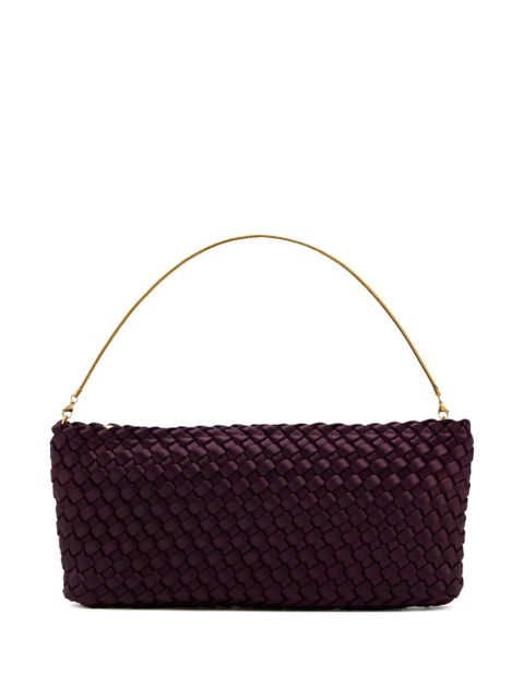 NAGHEDI Gala woven handle shoulder bag - Purple - zdjęcie produktu nr 1
