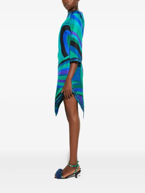 PUCCI Iride-print tunic dress - Green - zdjęcie produktu nr 2