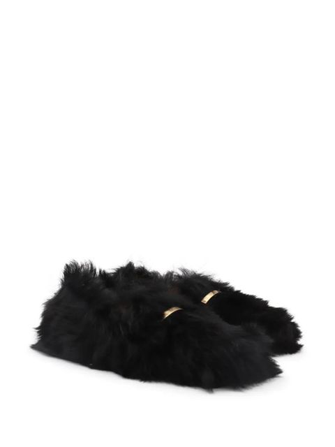 Tod's faux-fur loafers - Black - zdjęcie produktu nr 2