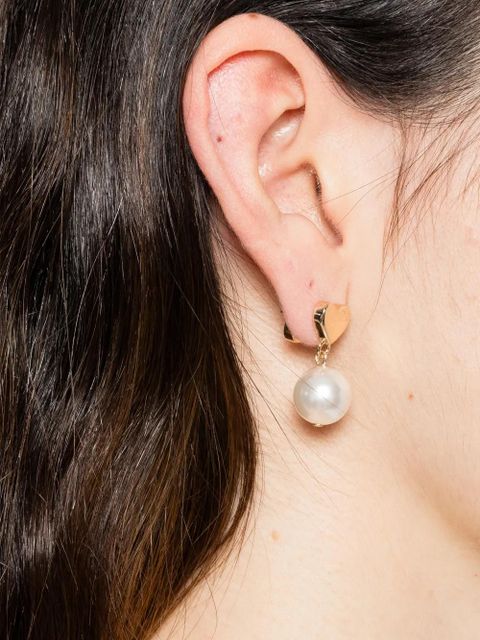 Maje heart glass earrings - Gold - zdjęcie produktu nr 2