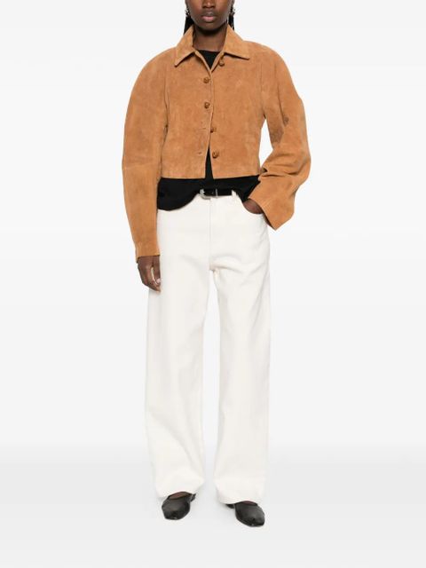 Róhe cropped suede jacket - Brown - zdjęcie produktu nr 2