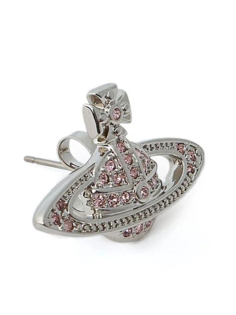 Vivienne Westwood orb motif bas-relief earrings - Silver - zdjęcie produktu nr 1