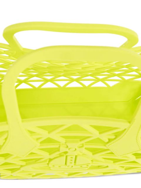 Vivienne Westwood X-Ray Orb-detail lattice tote bag - Green