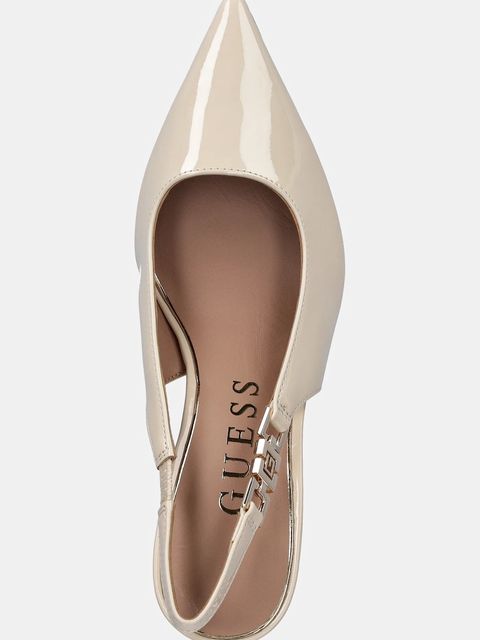 Guess szpilki NASSHA5 kolor beżowy FLTNS5 PAF05