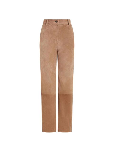 16Arlington suede trouser junia trousers - Neutrals - zdjęcie produktu nr 1