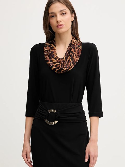 Joseph Ribkoff bluzka damska kolor czarny wzorzysta 253222 - zdjęcie produktu nr 1