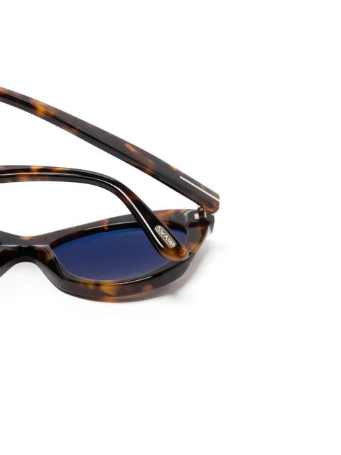 TOM FORD Eyewear butterfly-frame sunglasses - Brown