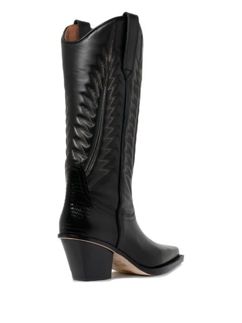 Paris Texas 65mm Texan boots - Black