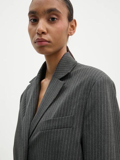 2NDDAY marynarka Harry kolor szary jednorzędowa wzorzysta 2245115170