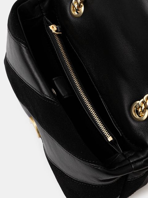 Pinko torebka skórzana kolor czarny 100039 A2JY