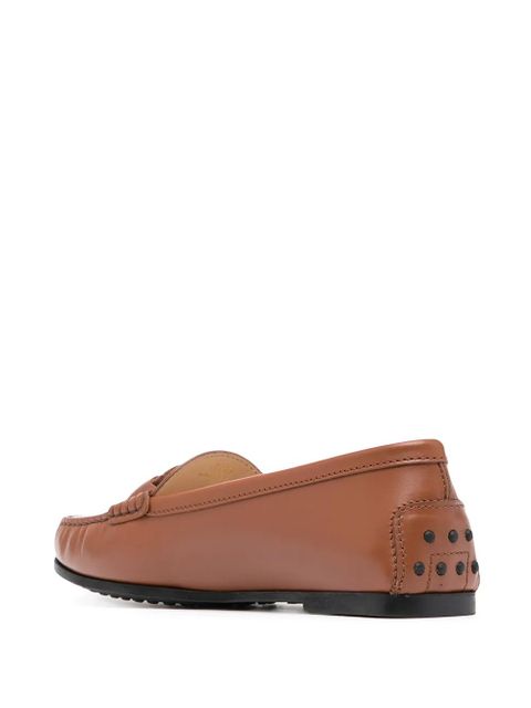 Tod's Kate leather loafers - Brown - zdjęcie produktu nr 2