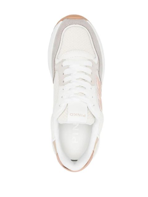 PINKO Love Birds-appliqué sneakers - Neutrals