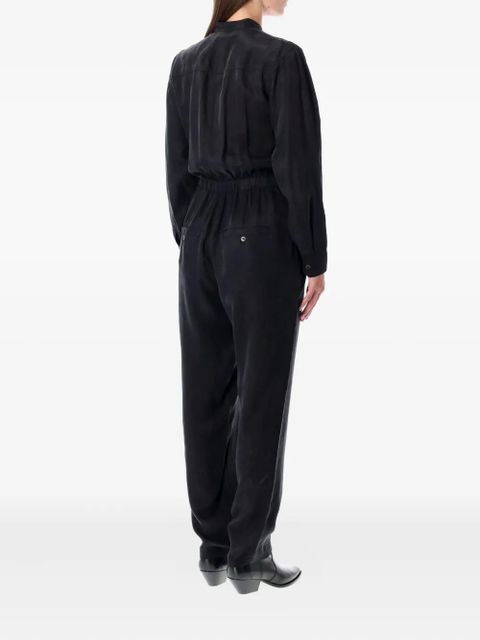 MARANT ÉTOILE Zully button-fastening pocket jumpsuit - Black - zdjęcie produktu nr 2