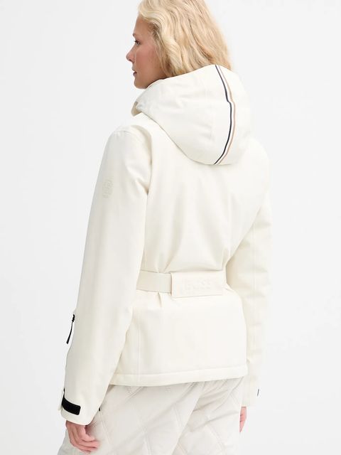 BOSS kurtka kolor beżowy zimowa 50549047